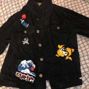 Medium black jean jacket
